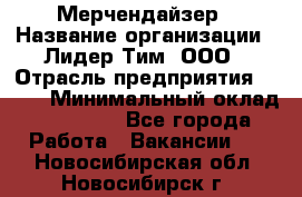 Мерчендайзер › Название организации ­ Лидер Тим, ООО › Отрасль предприятия ­ BTL › Минимальный оклад ­ 17 000 - Все города Работа » Вакансии   . Новосибирская обл.,Новосибирск г.